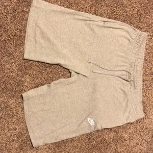 Gray Nike shorts / lounge pants